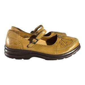 Dr. Comfort Women’s Mary Jane Leather Comfort Shoes Tan Size 8.5 XW Extra Wide